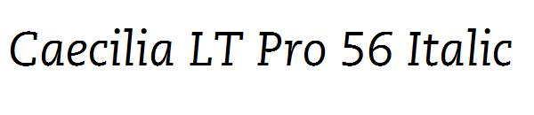 Caecilia LT Pro 56 Italic