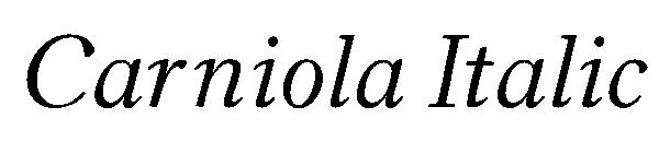 Carniola Italic