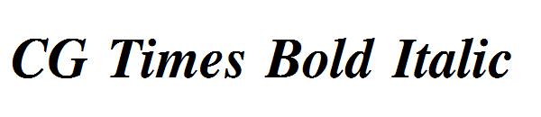 CG Times Bold Italic