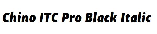 Chino ITC Pro Black Italic