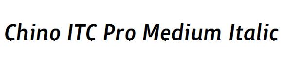Chino ITC Pro Medium Italic