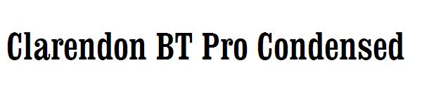 Clarendon BT Pro Condensed