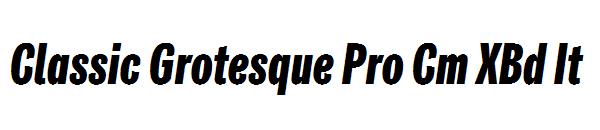 Classic Grotesque Pro Cm XBd It