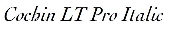Cochin LT Pro Italic