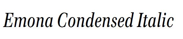 Emona Condensed Italic