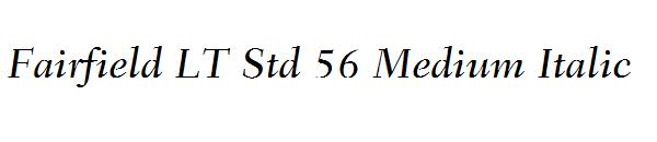 Fairfield LT Std 56 Medium Italic