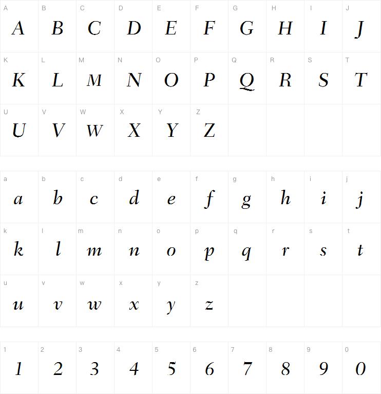 Fairfield LT Std 56 Medium Italic
