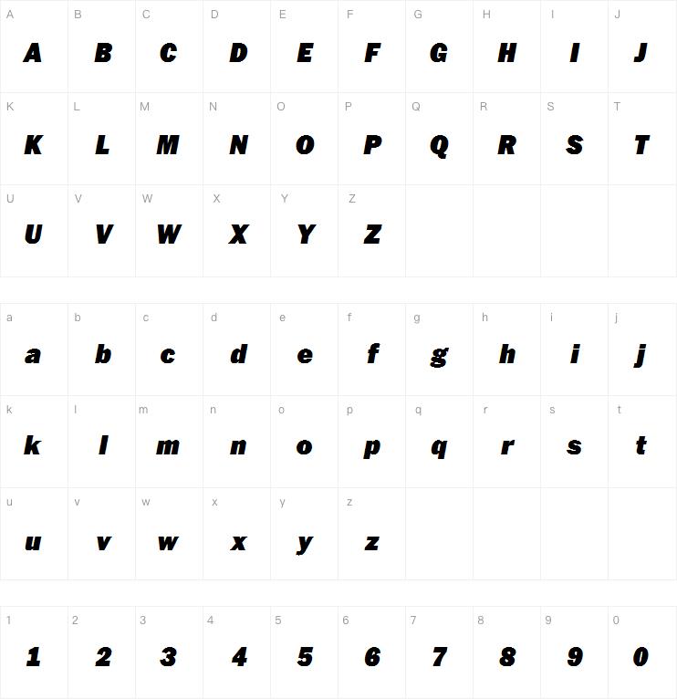 Franklin ITC Pro Ultra Italic