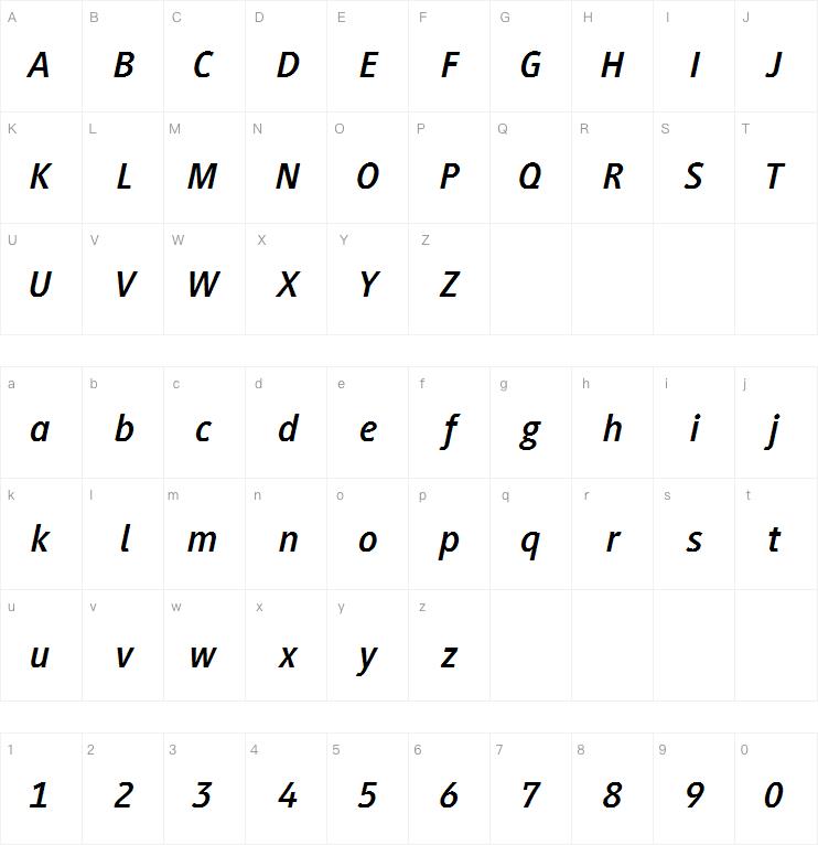 Generis Sans Pro Bold Italic