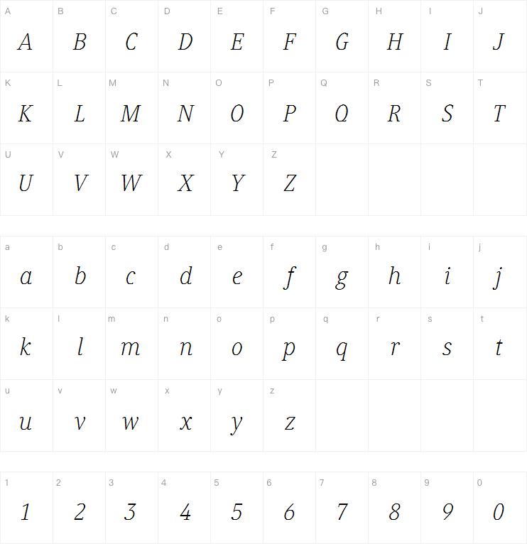 Generis Serif Pro Light Italic