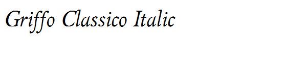 Griffo Classico Italic