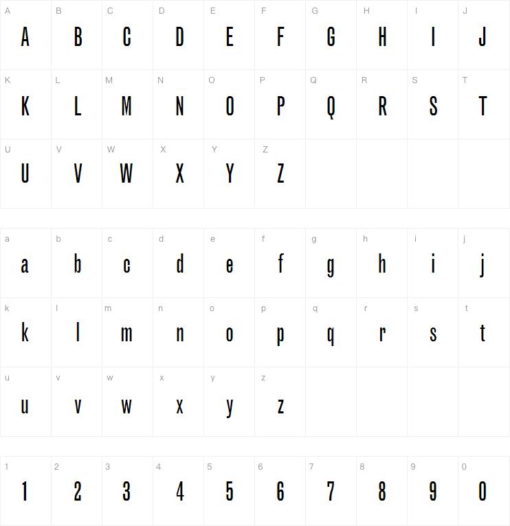 Grotesque MT Std Extra Condensed