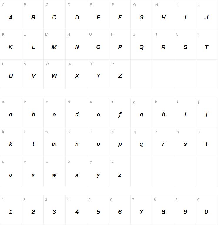 Hope Sans Semibold Italic