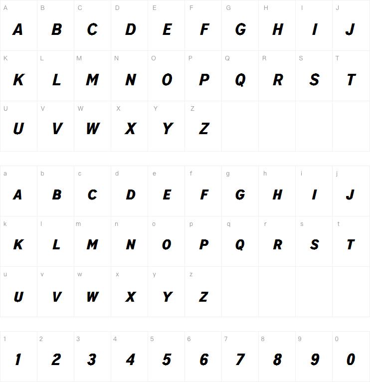 ITC Blair Condensed Bold Italic