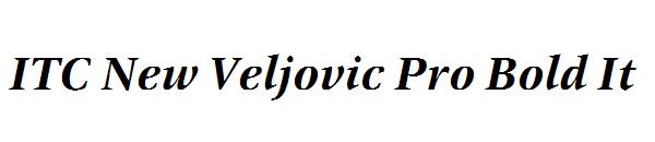 ITC New Veljovic Pro Bold It