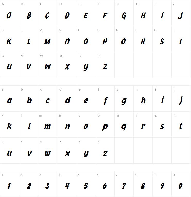 Jacoby Black Condensed Italic