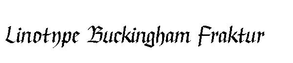 Linotype Buckingham Fraktur