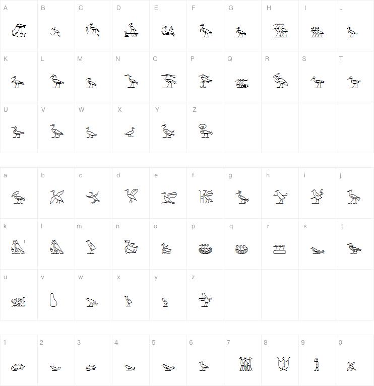 Linotype Hieroglyphes Two