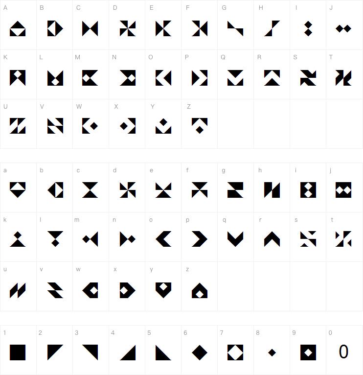 Linotype Triangles