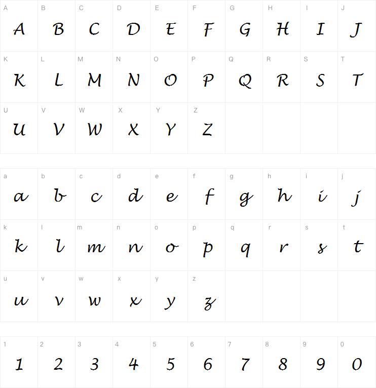 Lucida Handwriting