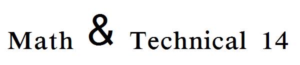 Math & Technical 14
