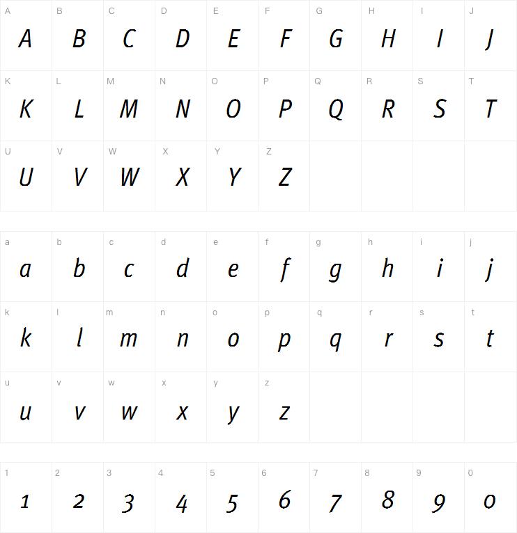 Meta Pro Cond Book Italic