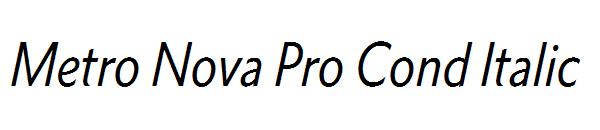 Metro Nova Pro Cond Italic