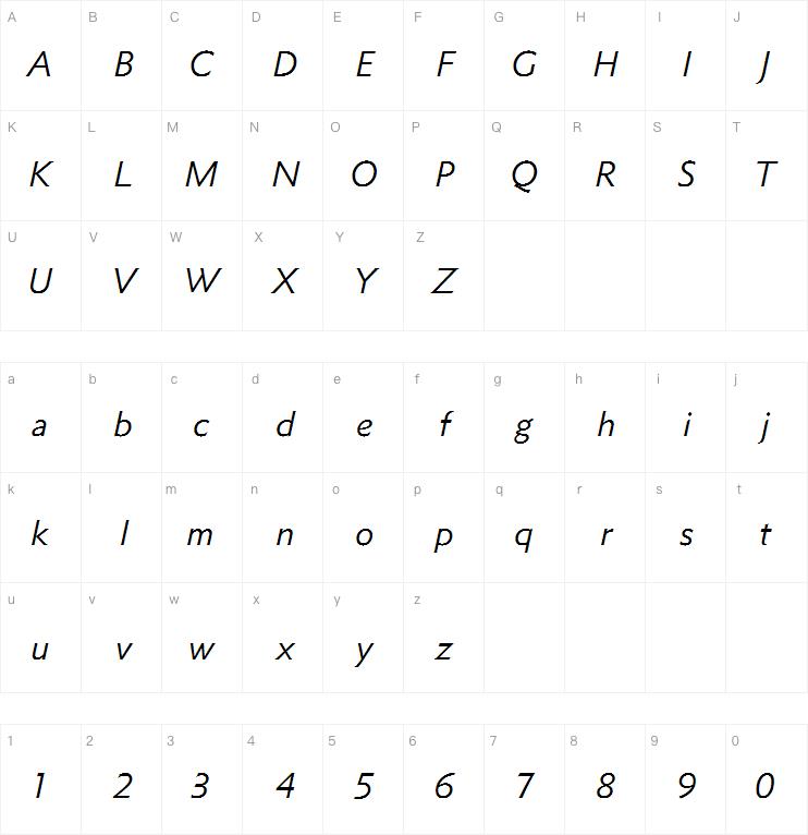 Metro Nova Pro Italic