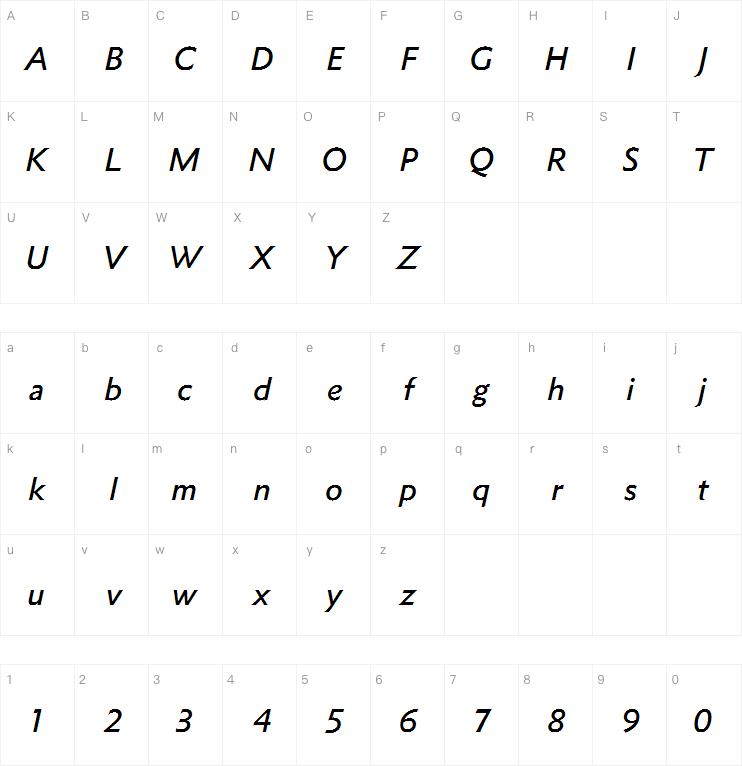 Metro Nova Pro Medium Italic