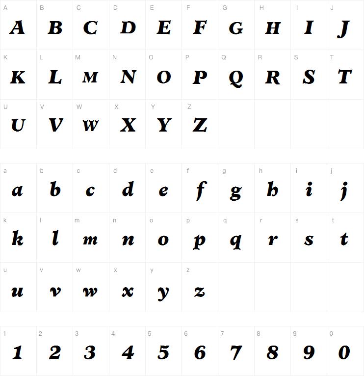 Minister Std Black Italic