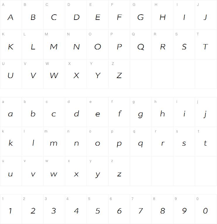 Morandi Ext Light Italic