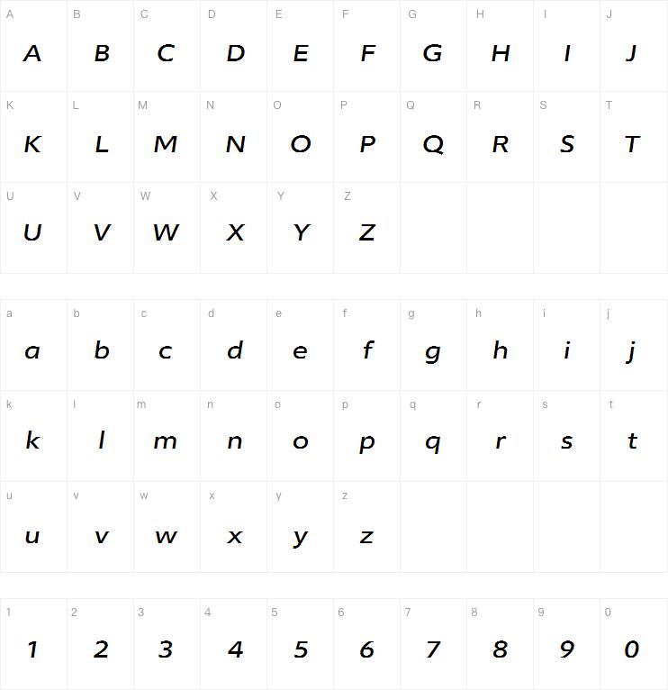 Morandi Ext Medium Italic