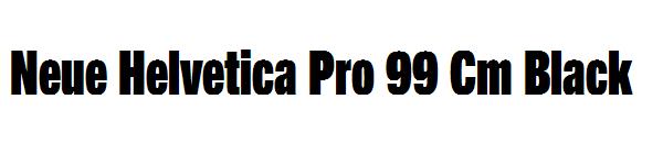 Neue Helvetica Pro 99 Cm Black