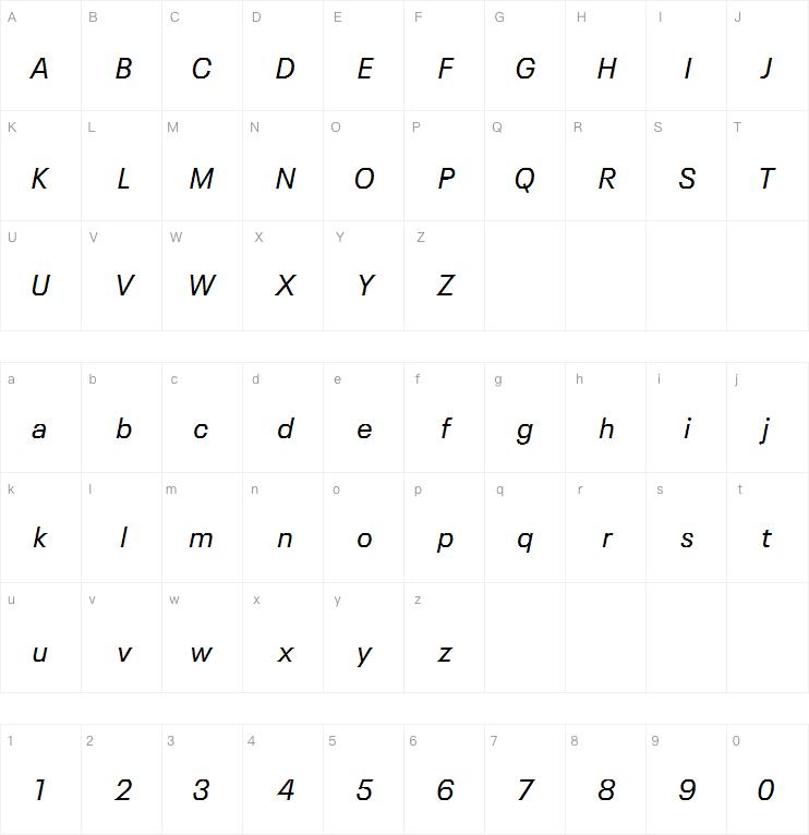 Neue Plak Text Italic