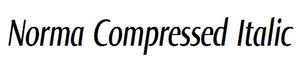 Norma Compressed Italic
