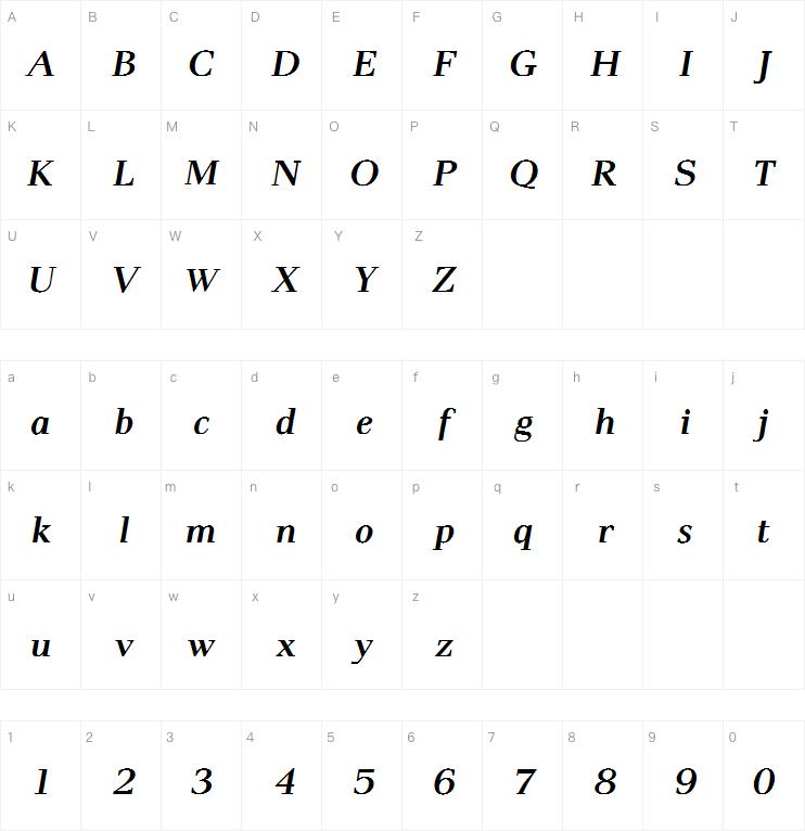 Pax 2 SemiBold Italic