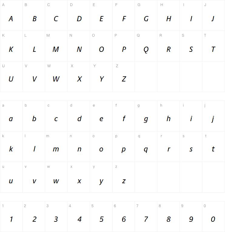 Praxis Next Medium Italic