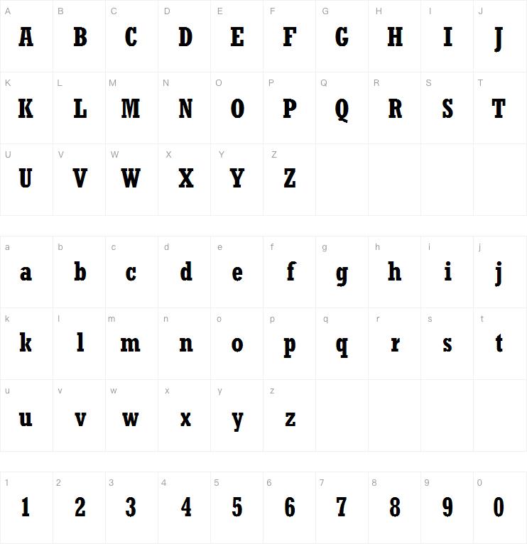 Rockwell Std Bold Condensed