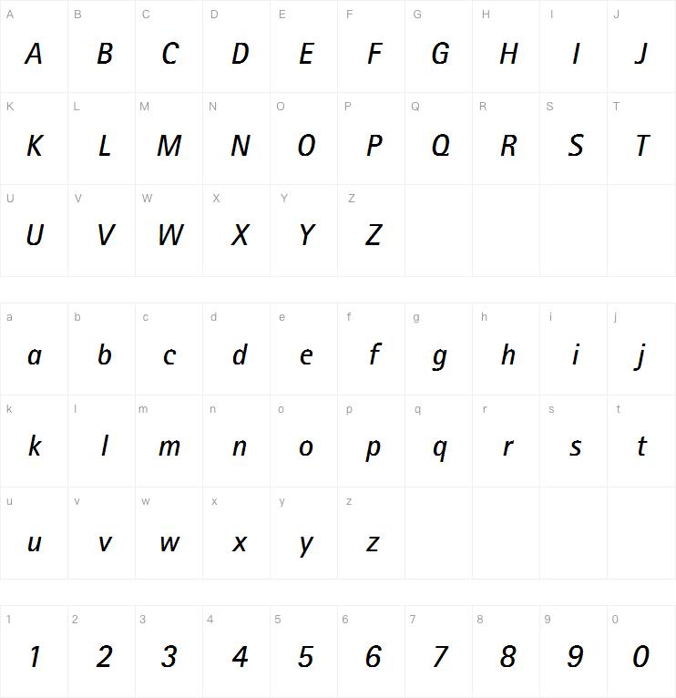 Rotis II Sans Pro Semi Bold Italic