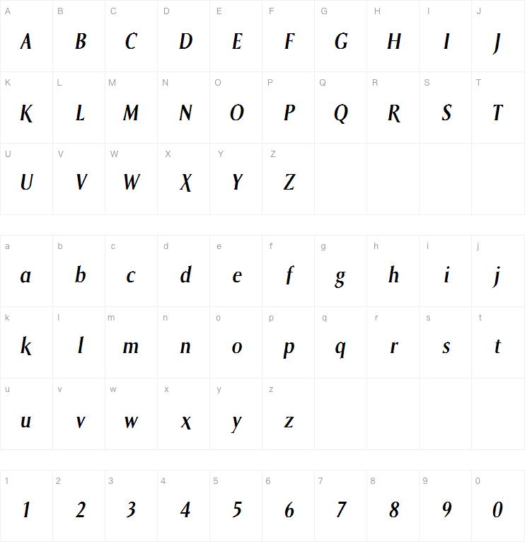 Saga SemiBold Italic