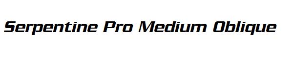 Serpentine Pro Medium Oblique