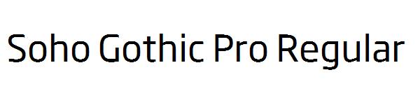 Soho Gothic Pro Regular
