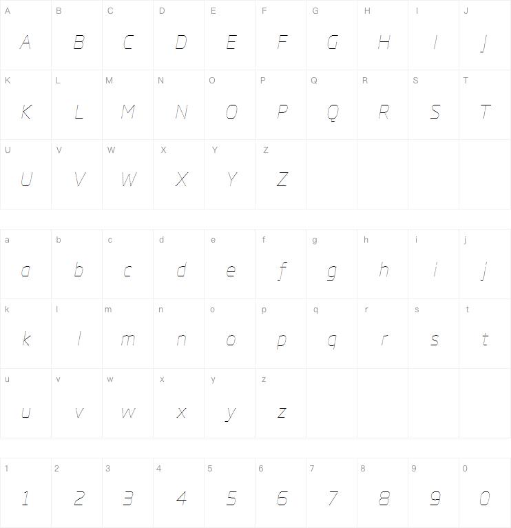 Soho Gothic Pro Thin Italic