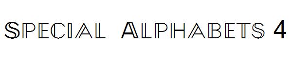 Special Alphabets 4