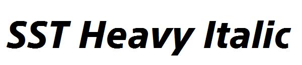 SST Heavy Italic