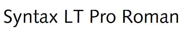 Syntax LT Pro Roman