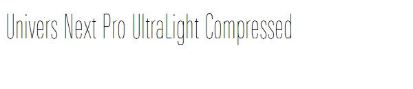 Univers Next Pro UltraLight Compressed