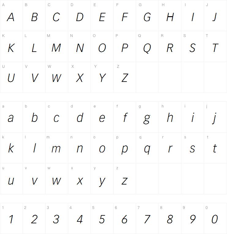 Vectora LT Pro 46 Light Italic