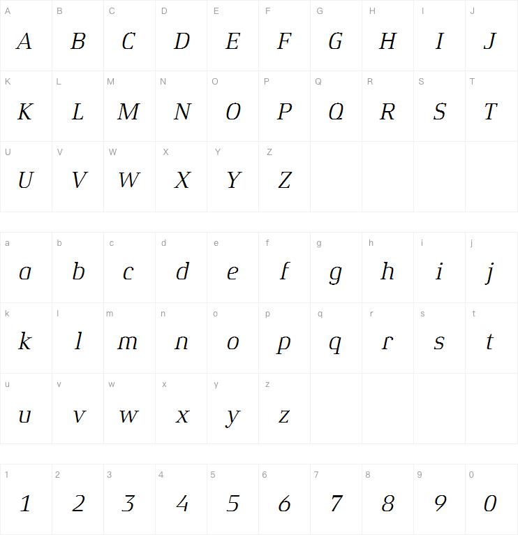 Xenois Serif Pro Italic