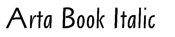 Arta Book Italic